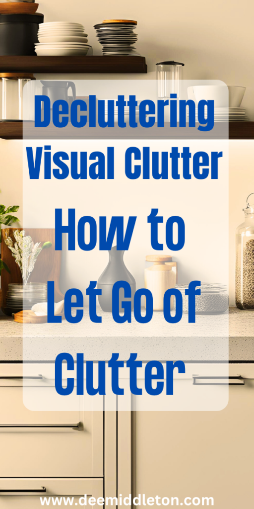 Decluttering Visual Clutter - declutter help ,clean clutter, declutter closet, declutter countertops, declutter fridge, decluttering inspiration, clutter control, declutter home, getting rid of clutter