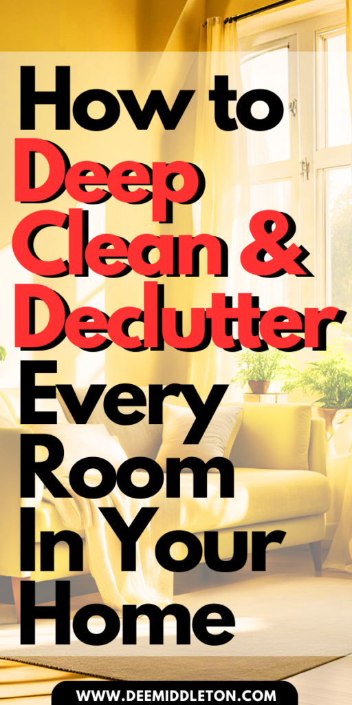 My House is So Cluttered I Don't Know Where to Start - Declutter ScheduleEasy House CleaningOrganize LifeDecluttering InspirationDeclutter ChallengeDeclutter HomeDecluttering IdeasOrganize My LifeHouse Cleaning Checklist