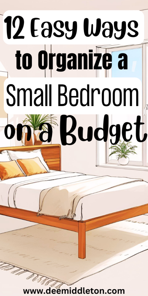 12 Easy Ways to Organize a Small Bedroom on a Budget - Small Room OrganizationOrganized ClosetGirl CaveClothes Closet OrganizationOrganization ClosetKids Closet OrganizationBedroom UpdatesDorm Room OrganizationCloset Organization Diy