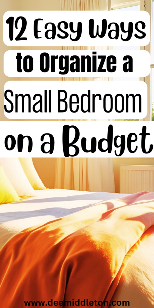 12 Easy Ways to Organize a Small Bedroom on a Budget - Small Room OrganizationOrganized ClosetGirl CaveClothes Closet OrganizationOrganization ClosetKids Closet OrganizationBedroom UpdatesDorm Room OrganizationCloset Organization Diy