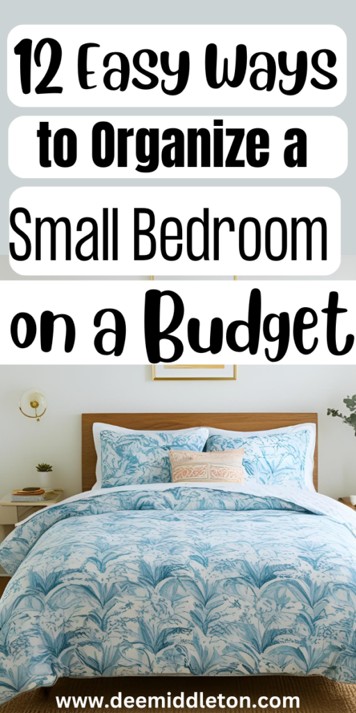 12 Easy Ways to Organize a Small Bedroom on a Budget - Small Room OrganizationOrganized ClosetGirl CaveClothes Closet OrganizationOrganization ClosetKids Closet OrganizationBedroom UpdatesDorm Room OrganizationCloset Organization Diy