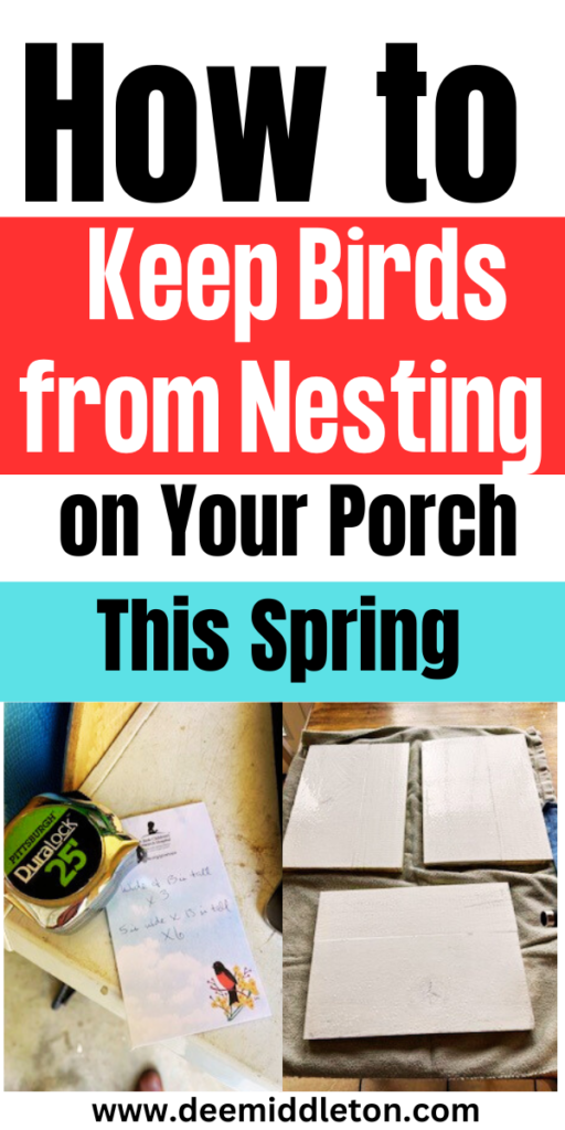 How to Keep Birds from Nesting on Your Porch This Spring - Bird Repellent IdeasBird Deterrent Ideas DiyDiy Bird DeterrentDeck GardensBird DeterrentsPest RepellentBird ControlBird RepellentsBird Barn