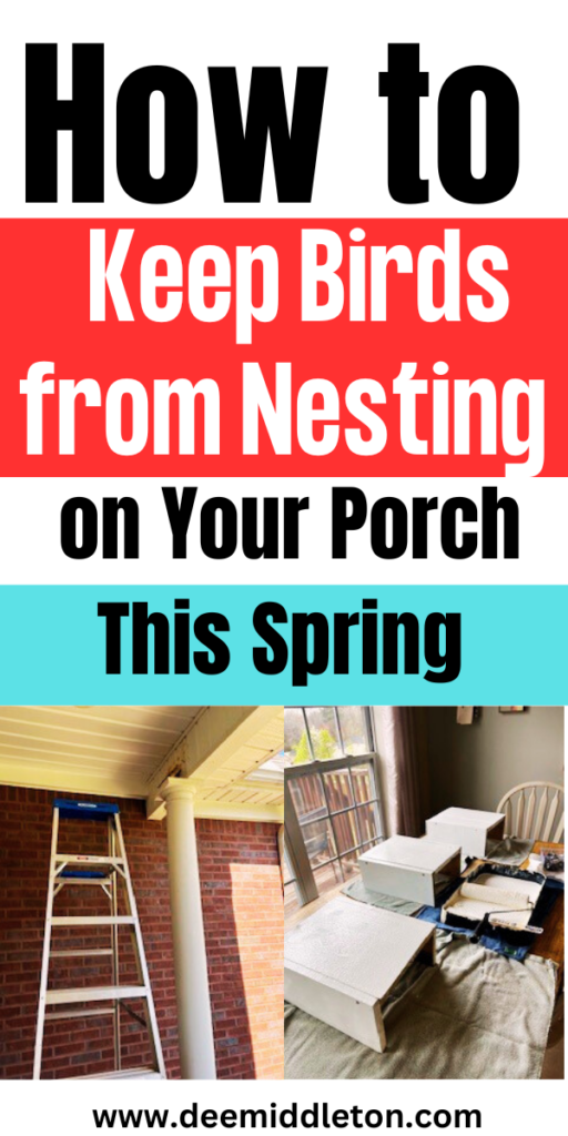 How to Keep Birds from Nesting on Your Porch This Spring - Bird Repellent IdeasBird Deterrent Ideas DiyDiy Bird DeterrentDeck GardensBird DeterrentsPest RepellentBird ControlBird RepellentsBird Barn