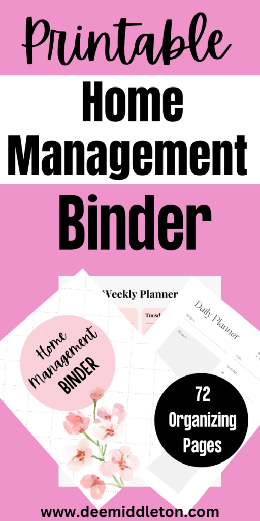 Printable Home Management Binder - Life Binder PrintablesHome Binder PrintablesHomemaking BinderBinder Printables FreeFamily Emergency BinderHome Organization BindersOrganization BinderFamily BinderEmergency Binder