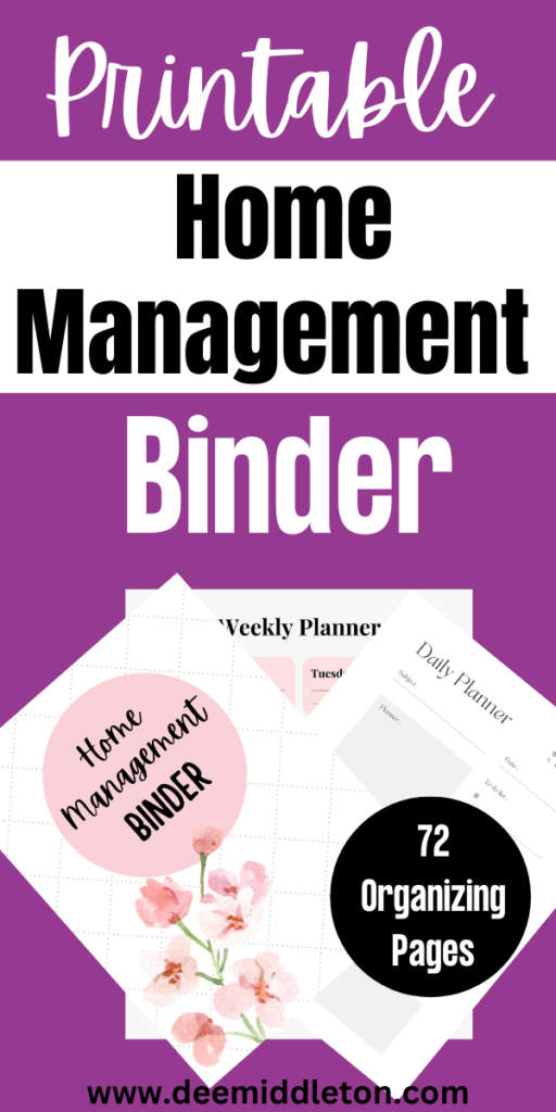 Printable Home Management Binder - Life Binder PrintablesHome Binder PrintablesHomemaking BinderBinder Printables FreeFamily Emergency BinderHome Organization BindersOrganization BinderFamily BinderEmergency Binder