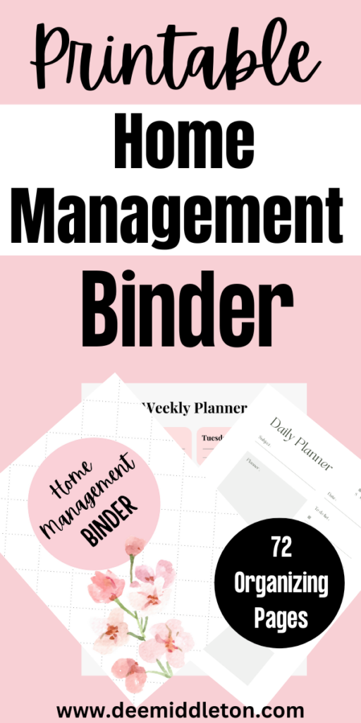 Printable Home Management Binder - Life Binder PrintablesHome Binder PrintablesHomemaking BinderBinder Printables FreeFamily Emergency BinderHome Organization BindersOrganization BinderFamily BinderEmergency Binder