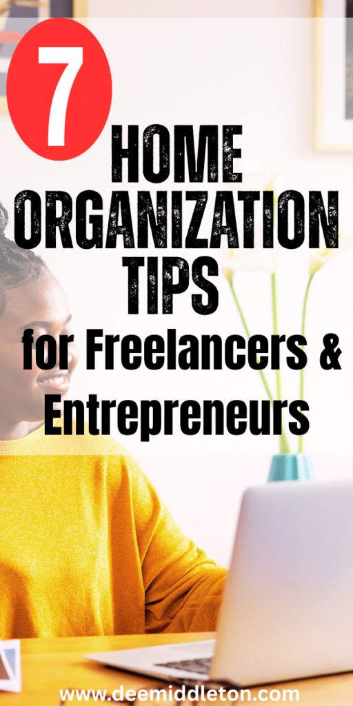 7 Home Organization Tips for Freelancers & Entrepreneurs - Organization Ideas For Office Supplieshome Desk OrganizationOrganizing An Office At HomeFront Desk Organization OfficeOrganized Office SuppliesOrganizing Office Desk DrawersMens Office OrganizationComputer Room OrganizationOrganizing Your Office At home