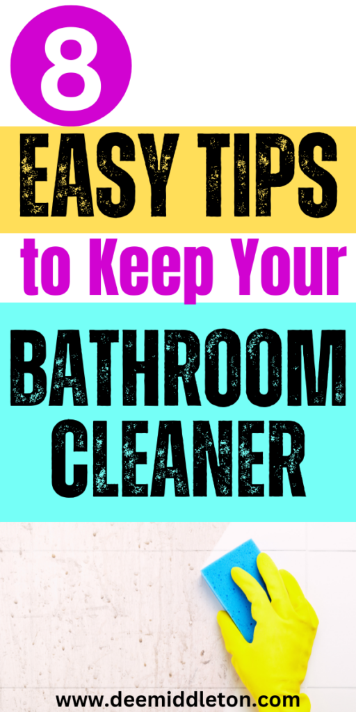 8 Easy Tips to Keep Your Bathroom Cleaner - Home Cleaning Routine ScheduleHouse Cleaning Checklist Daily Weekly MonthlyFamily House Cleaning ScheduleHouse Cleaning Routine For Working MomDetailed Weekly Cleaning ListWeekly House Cleaning Schedule For Working MomsEasy Daily Cleaning ScheduleDeep Cleaning Schedule PrintableHouse Keeping Schedule Cleaning Routines