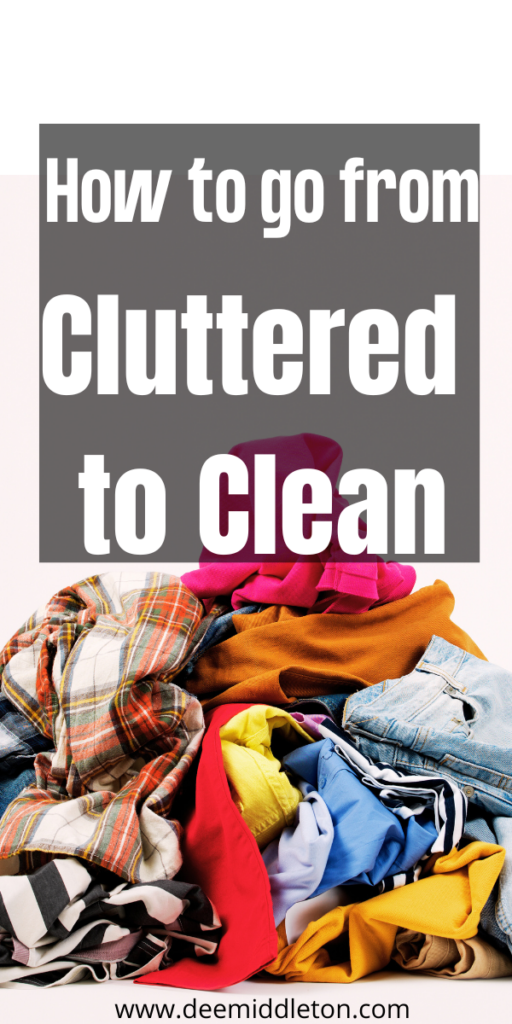 Cluttered to Clean - Clutter SolutionsDeclutter ChecklistDecluttering InspirationClutter ControlDeclutter HomeDeclutter ChallengeSmall WardrobeClutter Free HomeSimplifying Life