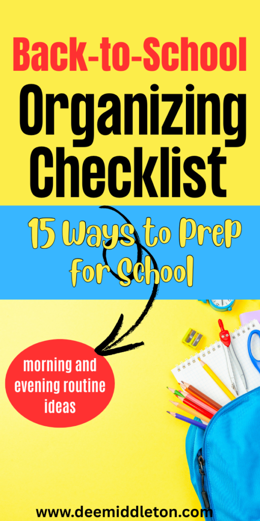 Back-to-School Organizing Checklist: 15 Ways to Prep for School - Back To School ChecklistSchool ChecklistBack To School OrganizationSchool PrintablesBack To School HacksBack 2 SchoolGrammar SchoolAfterschool ActivitiesSchool Time