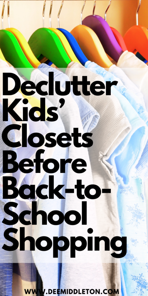 Declutter Kids’ Closets Before Back-to-School Shopping - How To Organize Kids RoomDecluttering Kids RoomKids Room Storage IdeasKids Room Organization DiyDeclutter Kids RoomDeclutter BedroomSmall Kids BedroomKids Clothes OrganizationKids Bedroom Organization