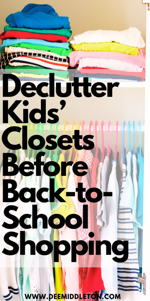 Declutter Kids’ Closets Before Back-to-School Shopping - How To Organize Kids RoomDecluttering Kids RoomKids Room Storage IdeasKids Room Organization DiyDeclutter Kids RoomDeclutter BedroomSmall Kids BedroomKids Clothes OrganizationKids Bedroom Organization