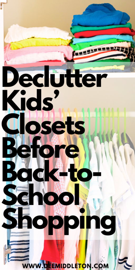 Declutter Kids’ Closets Before Back-to-School Shopping - How To Organize Kids RoomDecluttering Kids RoomKids Room Storage IdeasKids Room Organization DiyDeclutter Kids RoomDeclutter BedroomSmall Kids BedroomKids Clothes OrganizationKids Bedroom Organization