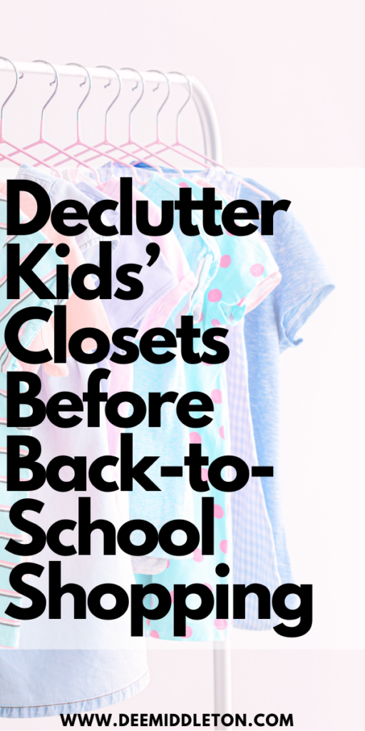 Declutter Kids’ Closets Before Back-to-School Shopping - How To Organize Kids RoomDecluttering Kids RoomKids Room Storage IdeasKids Room Organization DiyDeclutter Kids RoomDeclutter BedroomSmall Kids BedroomKids Clothes OrganizationKids Bedroom Organization