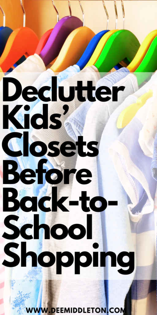 Declutter Kids’ Closets Before Back-to-School Shopping - How To Organize Kids RoomDecluttering Kids RoomKids Room Storage IdeasKids Room Organization DiyDeclutter Kids RoomDeclutter BedroomSmall Kids BedroomKids Clothes OrganizationKids Bedroom Organization