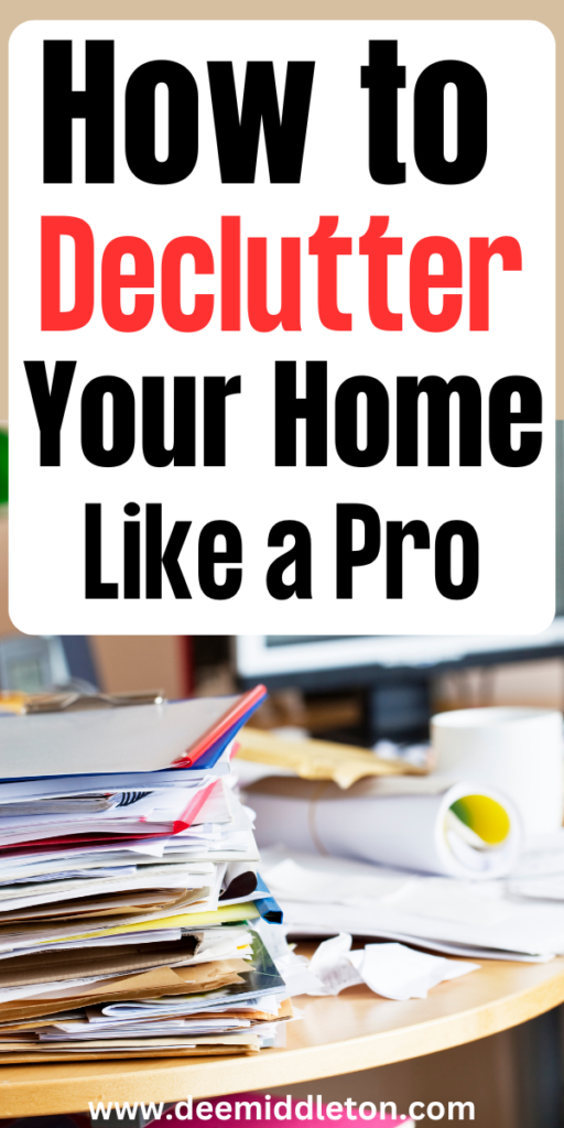 How to Fix a Messy Home Office - What To Throw Out When DeclutteringDeclutter List Declutter PdfDeclutter HelpDecluttering PdfDeclutter motivationMotivation TechniquesHouse Is A MessDecluttering Inspiration