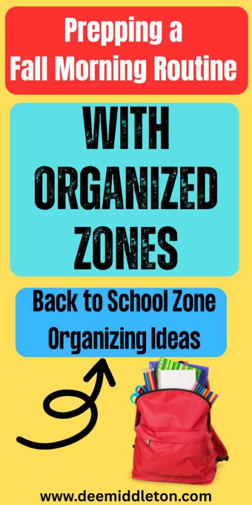 Prepping a Fall Morning Routine with Organized Zones - Organize School WorkHome Organization For School StuffAfter School Organization StationOrganizer For Kids School WorkFunctional Organizers For Back To SchoolKids School OrganizationOrganizing HacksBack To School OrganizationDiy Back To School