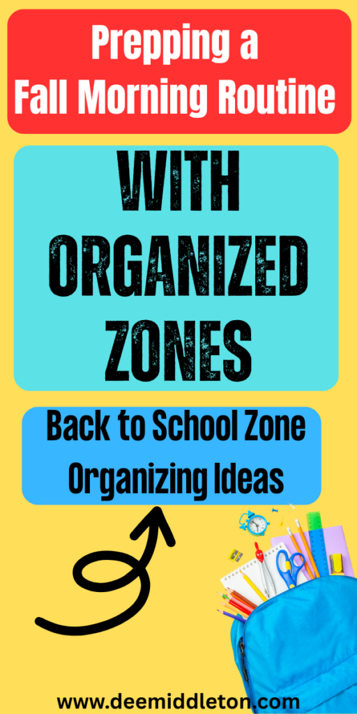 Prepping a Fall Morning Routine with Organized Zones - Organize School WorkHome Organization For School StuffAfter School Organization StationOrganizer For Kids School WorkFunctional Organizers For Back To SchoolKids School OrganizationOrganizing HacksBack To School OrganizationDiy Back To School