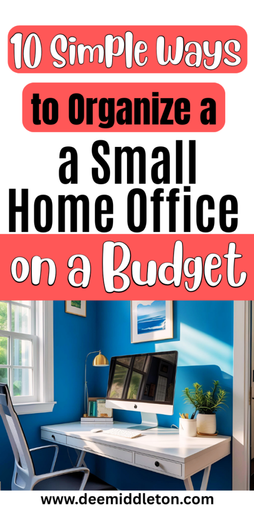 10 Simple Ways to Organize a Small Home Office on a Budget - Office File Storage ShelvesDecorative File StorageWorking At Home OfficeOrganization Office HomeSecretary Desk OrganizationHow To Organize Your Office At HomeOrganization For OfficeHome Office Paperwork OrganizationHow To Organize A Home Office