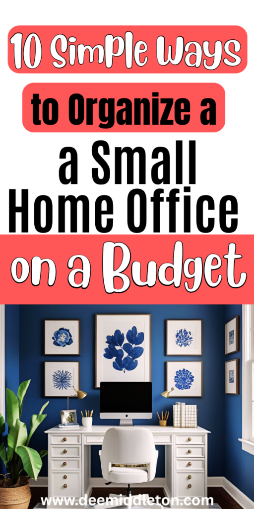 10 Simple Ways to Organize a Small Home Office on a Budget - Office File Storage ShelvesDecorative File StorageWorking At Home OfficeOrganization Office HomeSecretary Desk OrganizationHow To Organize Your Office At HomeOrganization For OfficeHome Office Paperwork OrganizationHow To Organize A Home Office