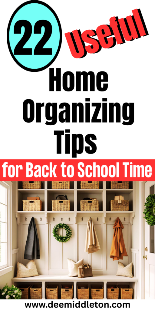 22 Useful Home Organizing Tips for Back to School Time - home organization tips,time organizationback to school scheduleback to school routineBack To School ChecklistSchool ChecklistBack To School OrganizationSchool PrintablesBack To School HacksBack 2 SchoolGrammar SchoolAfterschool ActivitiesSchool Time