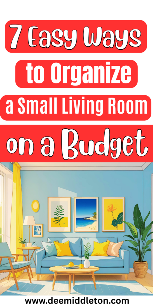 7 Easy Ways to Organize a Small Living Room on a Budget - Rental Friendly StorageHow To Organize Books In A Small ApartmentTiny Apartment Storage Storage Ideas For Small ApartmentsBudget-friendly Home Storage TipsBudget-friendly Apartment Decorating TipsBudget-friendly Apartment Setup TipsSmall Apartment Storage HacksApartment Storage Hacks