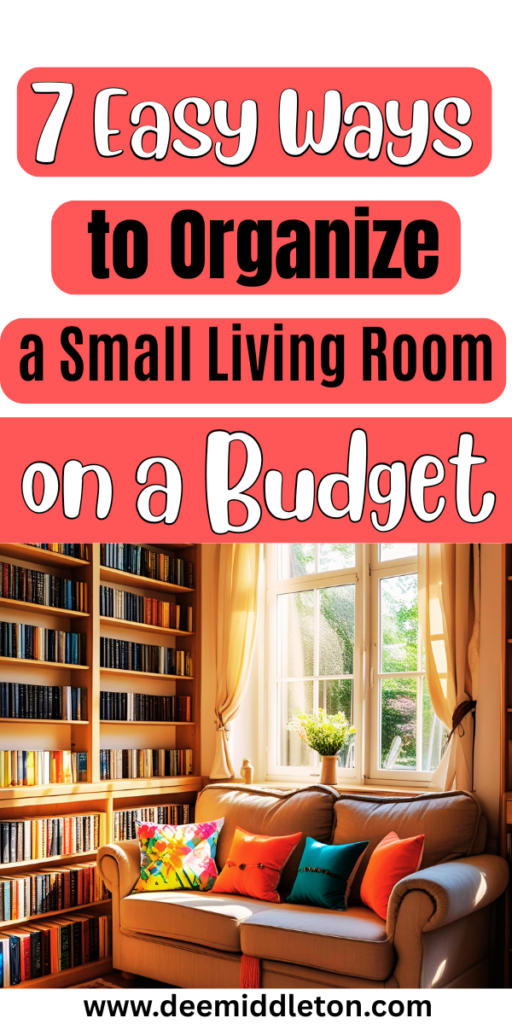 7 Easy Ways to Organize a Small Living Room on a Budget - Rental Friendly StorageHow To Organize Books In A Small ApartmentTiny Apartment Storage Storage Ideas For Small ApartmentsBudget-friendly Home Storage TipsBudget-friendly Apartment Decorating TipsBudget-friendly Apartment Setup TipsSmall Apartment Storage HacksApartment Storage Hacks