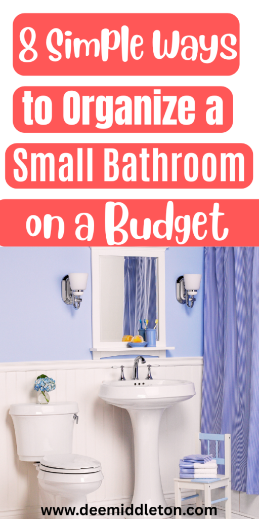 8 Simple Ways to Organize a Small Bathroom on a Budget - How To Organize A Tiny BathroomOrganize Tiny BathroomBathroom With No Counter SpaceBathroom Organization Tips For Tight SpacesOrganizing A Small BathroomOrganizing Small BathroomsOrganize Small Bathrooms EfficientlySmall Bathroom Cabinet OrganizationOrganize Bathroom Efficiently