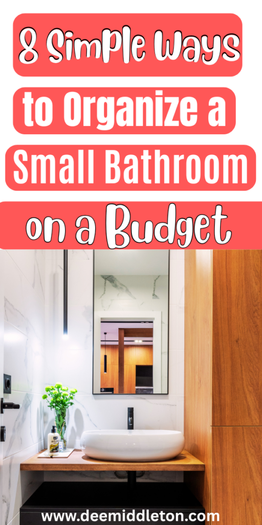 8 Simple Ways to Organize a Small Bathroom on a Budget - How To Organize A Tiny BathroomOrganize Tiny BathroomBathroom With No Counter SpaceBathroom Organization Tips For Tight SpacesOrganizing A Small BathroomOrganizing Small BathroomsOrganize Small Bathrooms EfficientlySmall Bathroom Cabinet OrganizationOrganize Bathroom Efficiently
