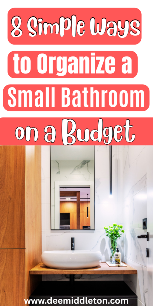8 Simple Ways to Organize a Small Bathroom on a Budget - How To Organize A Tiny BathroomOrganize Tiny BathroomBathroom With No Counter SpaceBathroom Organization Tips For Tight SpacesOrganizing A Small BathroomOrganizing Small BathroomsOrganize Small Bathrooms EfficientlySmall Bathroom Cabinet OrganizationOrganize Bathroom Efficiently
