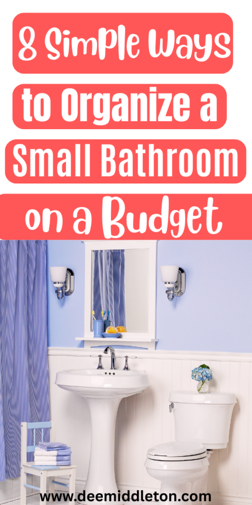8 Simple Ways to Organize a Small Bathroom on a Budget - How To Organize A Tiny BathroomOrganize Tiny BathroomBathroom With No Counter SpaceBathroom Organization Tips For Tight SpacesOrganizing A Small BathroomOrganizing Small BathroomsOrganize Small Bathrooms EfficientlySmall Bathroom Cabinet OrganizationOrganize Bathroom Efficiently