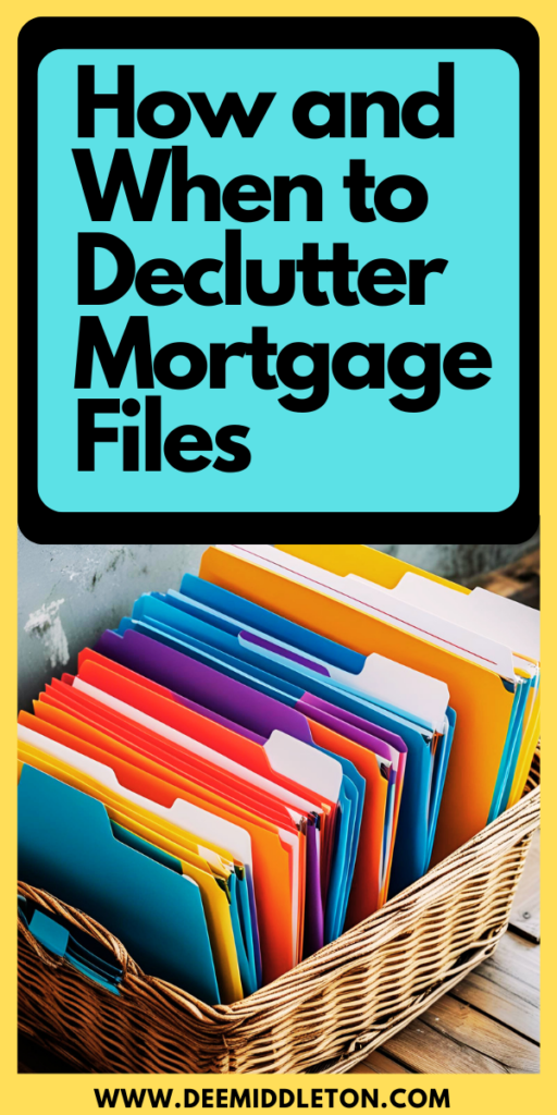 How and When to Declutter Mortgage Files - How To Declutter PapersOrganizing DocumentsWhat Papers Do I Need To KeepPaper StackDecluttering PaperworkOrganizing Paper ClutterDecluttering PaperHow To Declutter Paper PilesTips For Reducing Paper Clutter