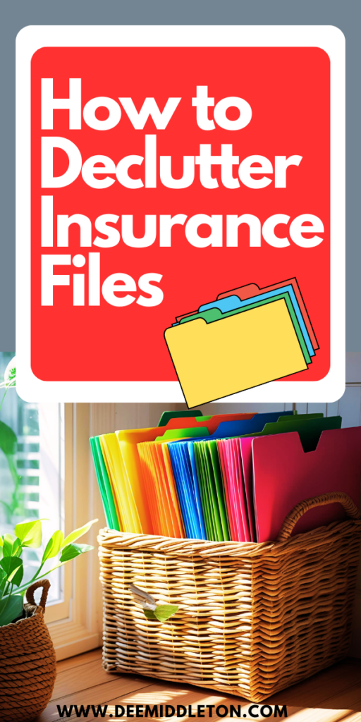How to Declutter Insurance Files- How To Declutter PapersOrganizing DocumentsDecluttering PaperworkOrganizing Paper ClutterDecluttering PaperHow To Declutter Paper PilesTips For Reducing Paper ClutterPaper Clutter SolutionsDecluttering Pdf