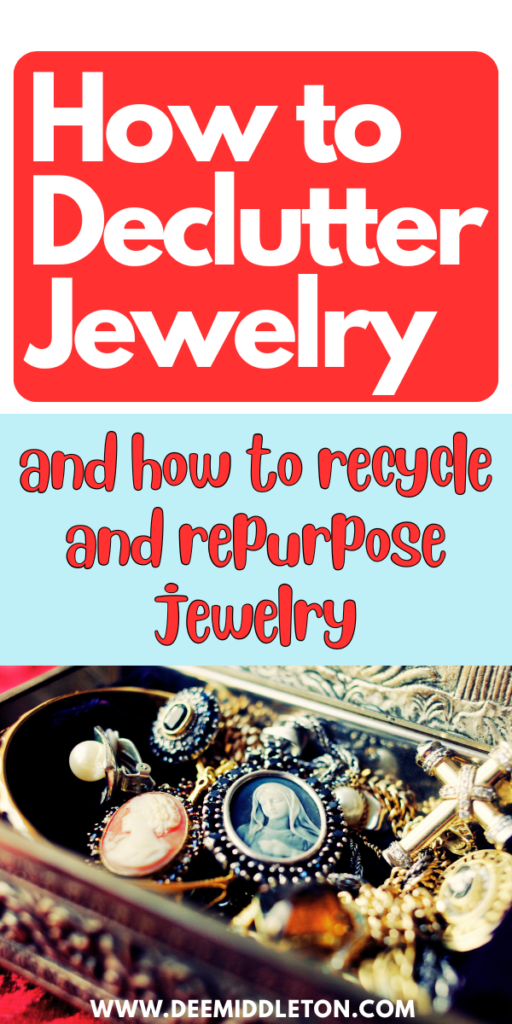 How to Declutter Jewelry (and How to Recycle and Repurpose Jewelry) - Declutter JewelryHow To Organize JewelryCloset Declutter FlowchartCloset Decluttering And Cleaning GuideLife-changing Decluttering TechniquesSpring Decluttering Checklist PdfCloset ClutterDeclutter HomeDeclutter Challenge