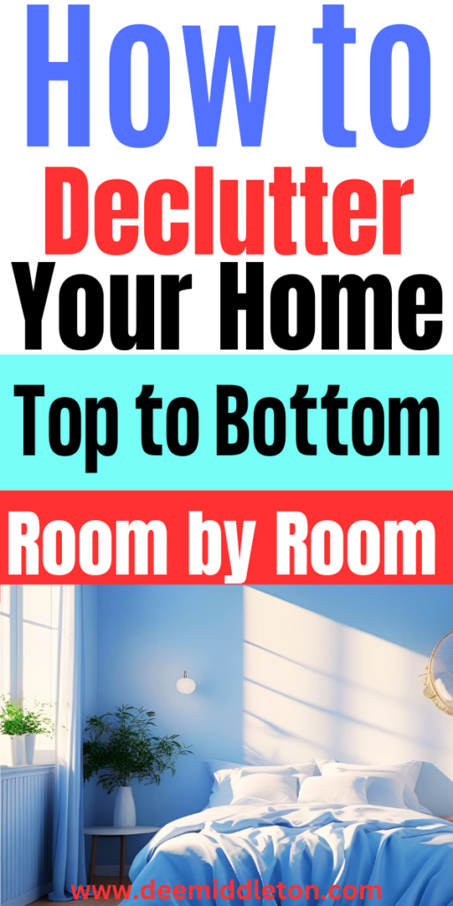 Where To Start OrganizingMajor Decluttering TipsDeclutter Where To StartHow To Start DeclutteringDeclutter EverythingTidy House Tips OrganizingDeclutter Challenge BedroomQuick DeclutterClutter Organization Bedroom