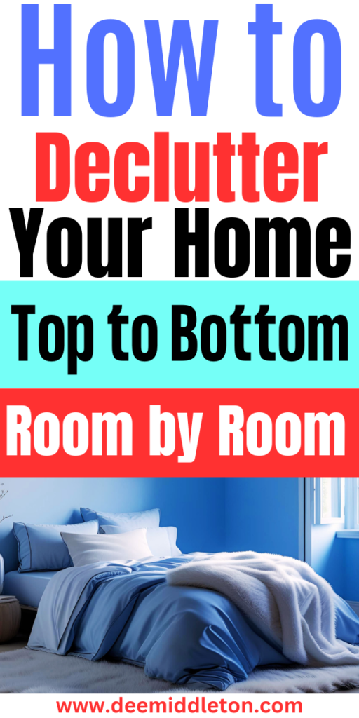 Where To Start OrganizingMajor Decluttering TipsDeclutter Where To StartHow To Start DeclutteringDeclutter EverythingTidy House Tips OrganizingDeclutter Challenge BedroomQuick DeclutterClutter Organization Bedroom