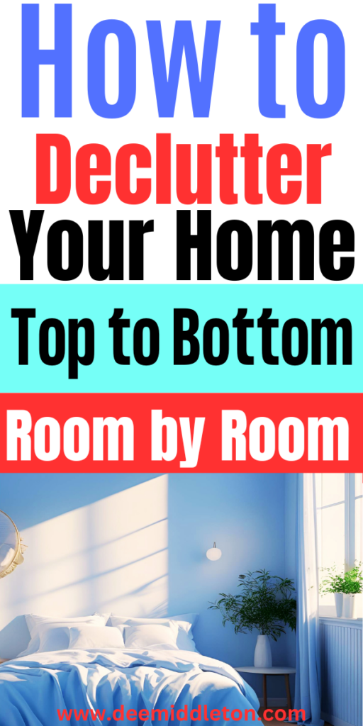 Where To Start OrganizingMajor Decluttering TipsDeclutter Where To StartHow To Start DeclutteringDeclutter EverythingTidy House Tips OrganizingDeclutter Challenge BedroomQuick DeclutterClutter Organization Bedroom