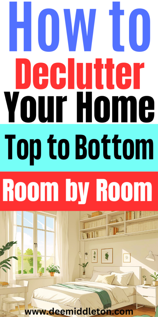 Bedroom Declutter Challenge - Bedroom To Do ListWays To Clean And Organize Your RoomCleaning And Decluttering ChecklistRoom Checklist BedroomsHow To Clean Your Life UpPerfect Way To Clean Your RoomRoom Organization ChecklistHow Often To Clean ThingsHow To Make A Checklist