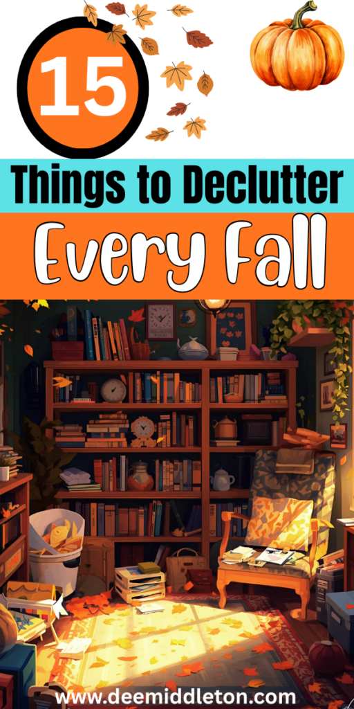 15 Things to Declutter Every Fall - Declutter Your HomeOrganizing Your HomeSimple LivingDeclutterStorage SolutionsFeelingsTips For DeclutteringDeclutter And OrganizeDecluttering IdeasDeclutter HelpDecluttering ListDecluttering InspirationDeclutter HomeFall CleaningFall Declutter
