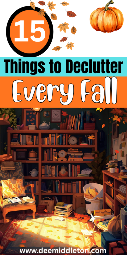 15 Things to Declutter Every Fall - Declutter Your HomeOrganizing Your HomeSimple LivingDeclutterStorage SolutionsFeelingsTips For DeclutteringDeclutter And OrganizeDecluttering IdeasDeclutter HelpDecluttering ListDecluttering InspirationDeclutter HomeFall CleaningFall Declutter