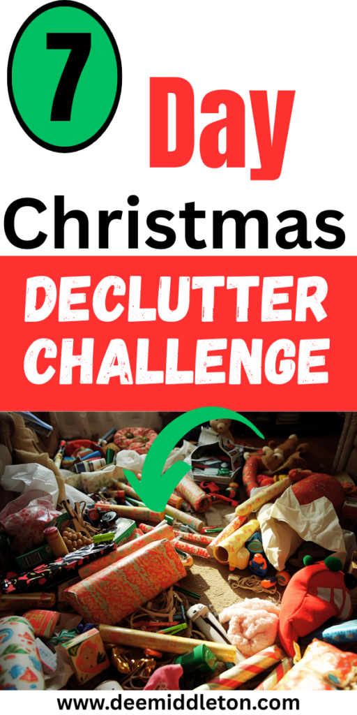 7 Day Christmas Declutter Challenge - How To Declutter In DecemberHoliday Decluttering GuideDeclutter List 2025Top 10 Areas To Declutter Before The HolidaysDeclutter Basement7-day Decluttering PlanKids Craft BoxChristmas CleaningDecluttering Inspiration