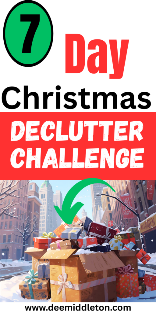 7 Day Christmas Declutter Challenge - How To Declutter In DecemberHoliday Decluttering GuideDeclutter List 2025Top 10 Areas To Declutter Before The HolidaysDeclutter Basement7-day Decluttering PlanKids Craft BoxChristmas CleaningDecluttering Inspiration