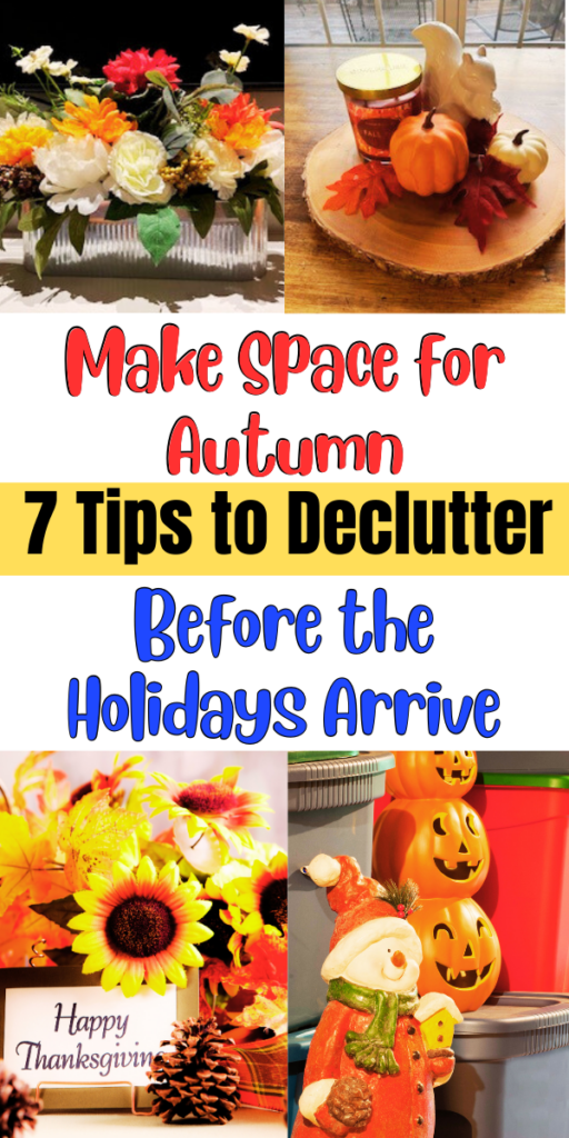 Make Space for Autumn: 7 Tips to Declutter Before the Holidays Arrive - 2025 Declutter ChecklistChristmas BoundariesChristmas Decluttering IdeasChristmas Decluttering ChecklistDecluttering Before ChristmasDeclutter List 2025Holiday Decluttering TipsHow To Declutter For ChristmasTop 10 Areas To Declutter Before The Holidays