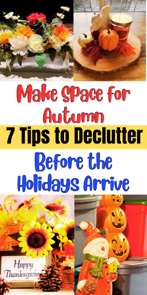 Make Space for Autumn: 7 Tips to Declutter Before the Holidays Arrive - 2025 Declutter ChecklistChristmas BoundariesChristmas Decluttering IdeasChristmas Decluttering ChecklistDecluttering Before ChristmasDeclutter List 2025Holiday Decluttering TipsHow To Declutter For ChristmasTop 10 Areas To Declutter Before The Holidays