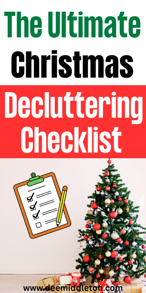 The Ultimate Christmas Decluttering Checklist - January Decor After ChristmasDecor After ChristmasJanuary DecorRecycle Christmas CardsDeclutter ChecklistDeclutter ChallengeFree Christmas GiftsChristmas OrganizationBudget HolidaysChristmas Decluttering TipsHow To Declutter In DecemberHoliday Decluttering TipsTop 10 Areas To Declutter Before The HolidaysWhy Is It So Hard To DeclutterDeclutter ChecklistChristmas Bucket ListChristmas BucketHoliday Organization