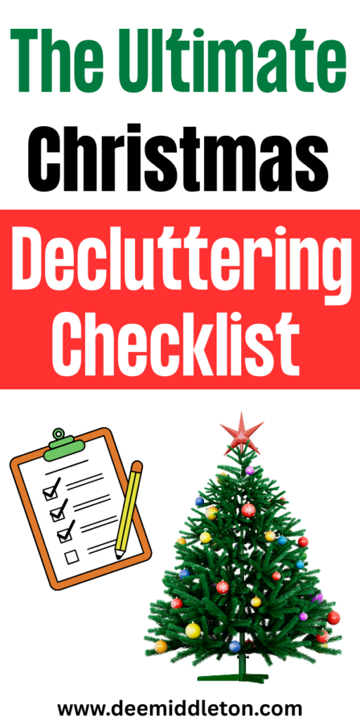 The Ultimate Christmas Decluttering Checklist - January Decor After ChristmasDecor After ChristmasJanuary DecorRecycle Christmas CardsDeclutter ChecklistDeclutter ChallengeFree Christmas GiftsChristmas OrganizationBudget HolidaysChristmas Decluttering TipsHow To Declutter In DecemberHoliday Decluttering TipsTop 10 Areas To Declutter Before The HolidaysWhy Is It So Hard To DeclutterDeclutter ChecklistChristmas Bucket ListChristmas BucketHoliday Organization