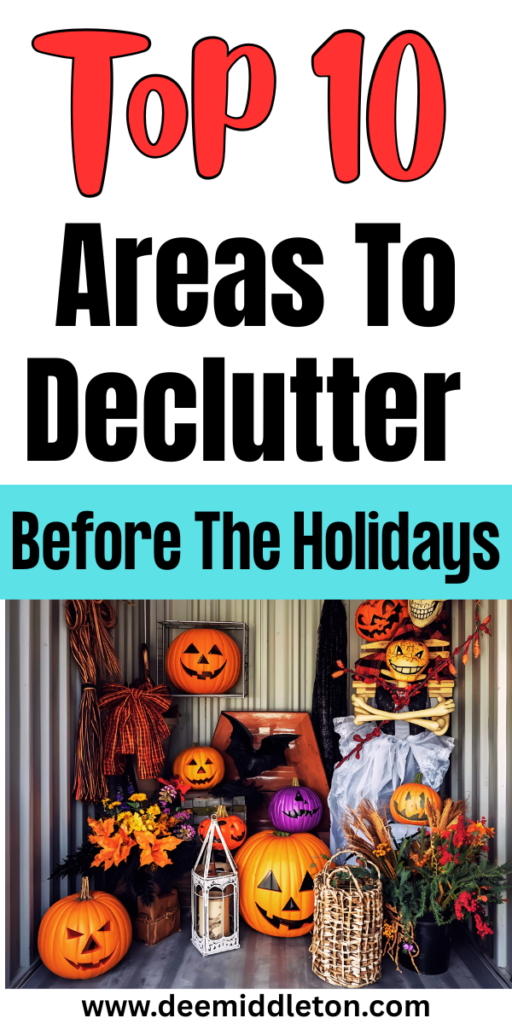 Top 10 Areas To Declutter Before The Holidays - Planning HacksDeclutter ThingsPlanning And OrganizingOrganization PlanningOrganize Your LifeGood HabitsLife OrganizationSelf Improvement TipsDeclutterHoliday Decluttering ChecklistTop 10 Areas To Declutter Before The HolidaysHoliday Organization StorageDecluttering Tips PdfHotel ToiletriesHoliday CleaningHoliday OrganizationCoupon OrganizationStorage Closet Organization