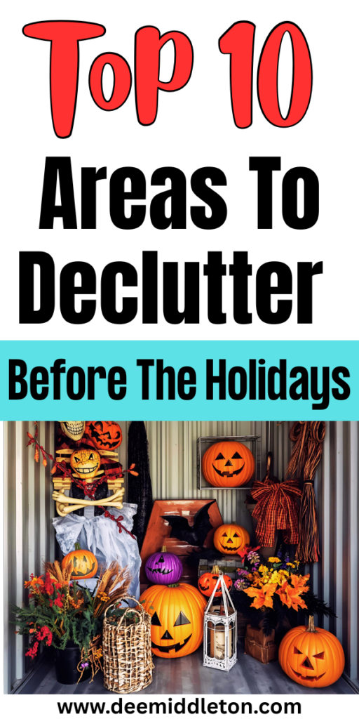 Top 10 Areas To Declutter Before The Holidays - Planning HacksDeclutter ThingsPlanning And OrganizingOrganization PlanningOrganize Your LifeGood HabitsLife OrganizationSelf Improvement TipsDeclutterHoliday Decluttering ChecklistTop 10 Areas To Declutter Before The HolidaysHoliday Organization StorageDecluttering Tips PdfHotel ToiletriesHoliday CleaningHoliday OrganizationCoupon OrganizationStorage Closet Organization