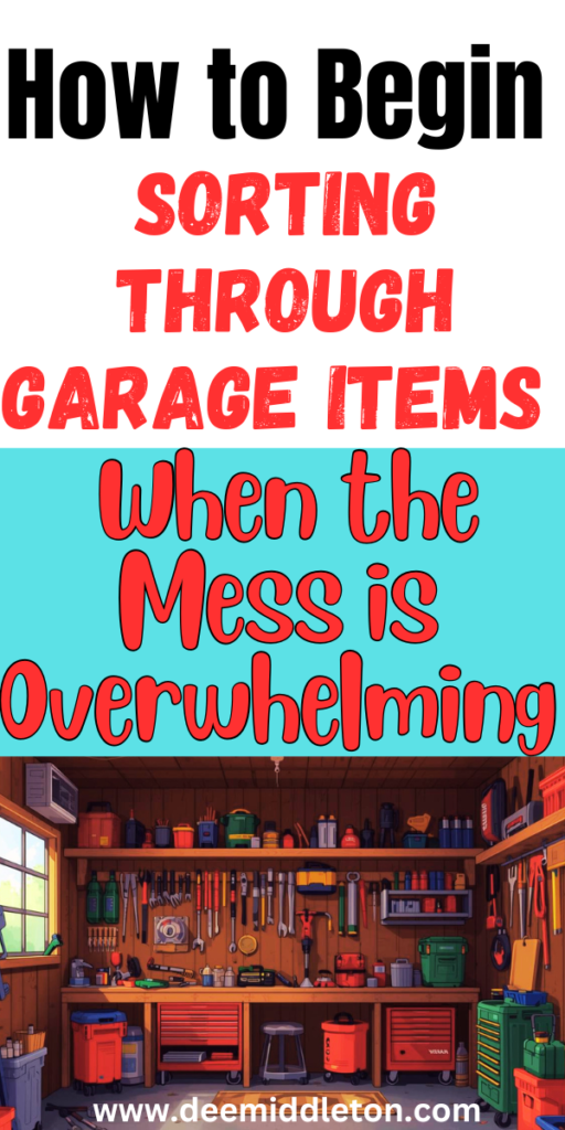 Simple Garage Declutter Checklist - Garage Decluttering IdeasGarage DeclutterSummer Decluttering Ideas For GarageCleaning GarageGarage Clean OutCleaning Garage ClutterMessy Garage With ClutterOrganized Garage After DeclutteringDeclutter Garage