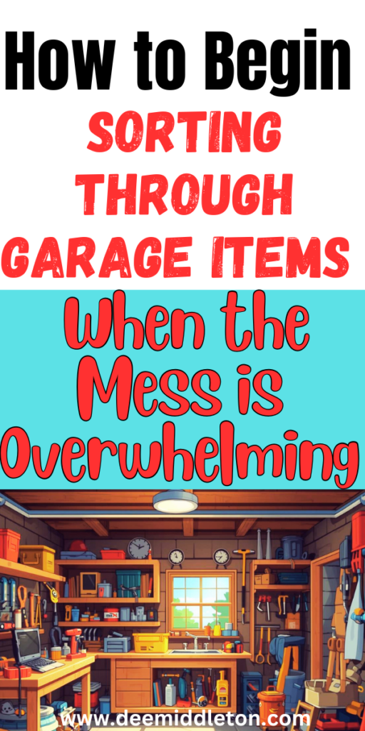 Simple Garage Declutter Checklist - Garage Decluttering IdeasGarage DeclutterSummer Decluttering Ideas For GarageCleaning GarageGarage Clean OutCleaning Garage ClutterMessy Garage With ClutterOrganized Garage After DeclutteringDeclutter Garage